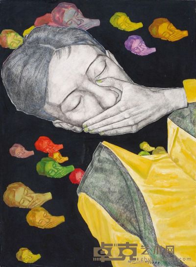 忻海洲 1995-1996年作 睡眠系列 110×80cm