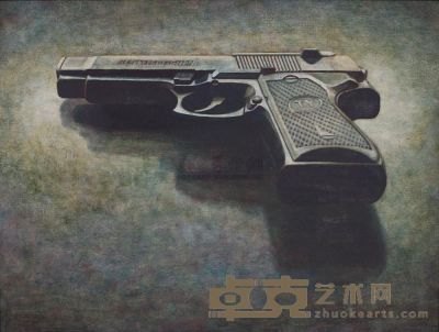 叶子奇 1995年作 工具－枪 38×50.7cm