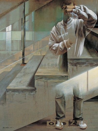 鲁丹 2006年作 台阶之一 60×46cm