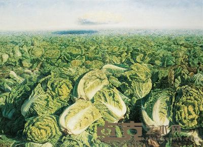 薛智国 2006年作 云影 80×100cm