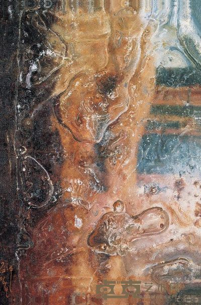 石冲 2006年作 物语－水空气身体五 40×27cm