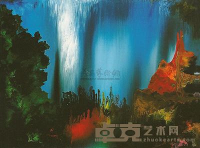 严隽泰 1996年作 空谷幽情 97×130cm