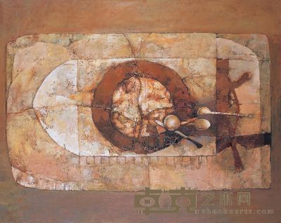 姜建忠 1995年作 演算系列No.7 80×100cm