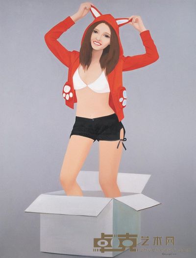 杨帆 2006年作 兔女郎 170×130cm