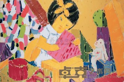 闫博 2006年作 搭积木 120×190cm
