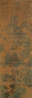 王原祁 1702年作 山水 立轴
