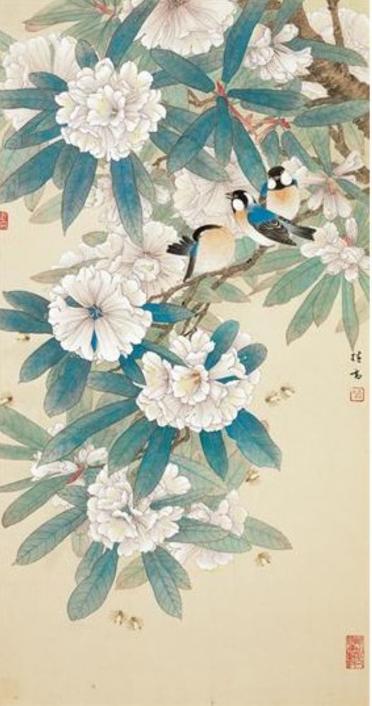 喻继高 春光烂漫 立轴77×41cm