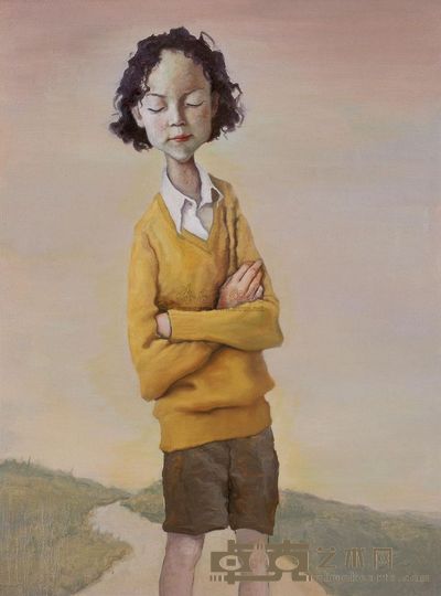 姚鹏 2008年作 小妹 90×120cm