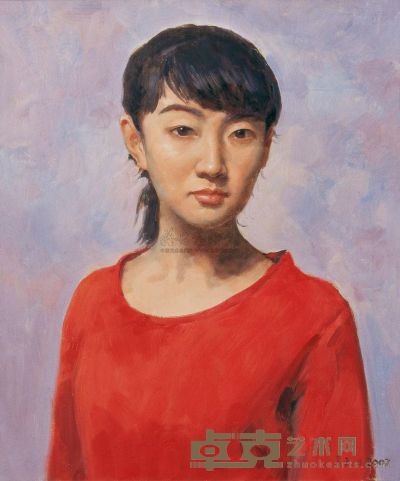 袁正阳  2007年作 肖像 50×60cm