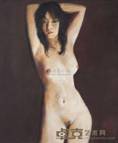 杨小彦 2005年作 裸体女 60×49cm