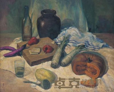 常书鸿 1933年作 大南瓜 66×80.5cm
