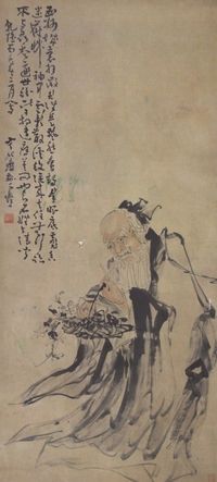 黄慎生人物立轴