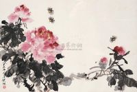 汤小铭 花卉 镜框