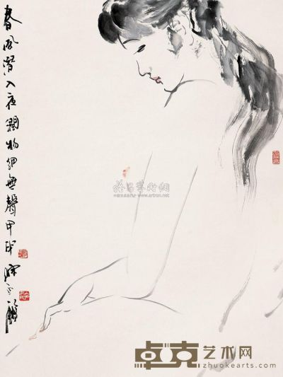 陈永锵 春风 镜片 92×69cm