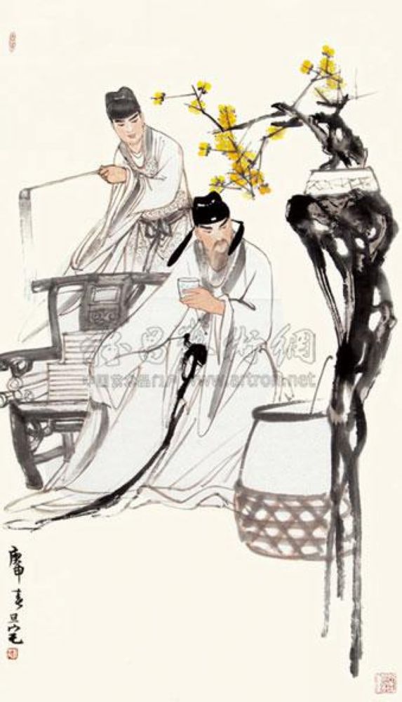 刘旦宅 人物 立轴116×67cm