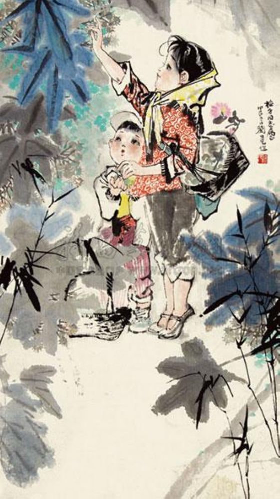 刘旦宅 人物 立轴67×38cm