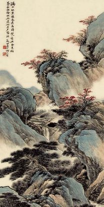 祁大夔 山水 立轴