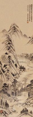 董邦达 山水 立轴