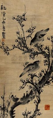 金农 花鸟 立轴