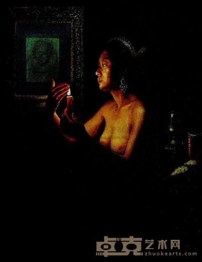 任兰新 烛光 89.5×68.5cm