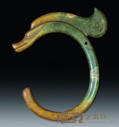 红山文化 C形玉龙 重401g