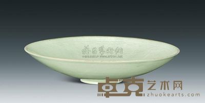 宋代 定窑印花凫鸭纹芒口碗 高5cm；口21.3cm；底6cm
