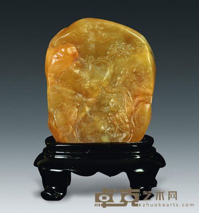 清代 田黄老子出塞图摆件 54.89×70.48×31.20mm；重127.312g