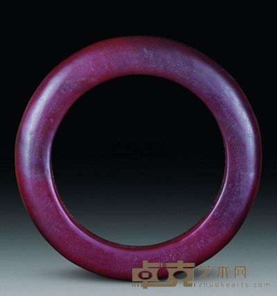 汉代 玛瑙臂镯 直径10cm；重110g