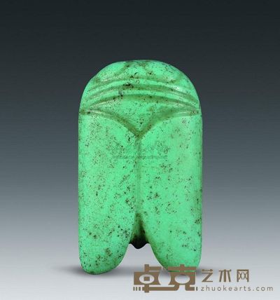 汉代 松石蝉 长4.5cm；重25g