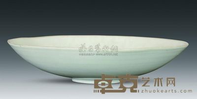 宋代 定窑划花芒口碗 高5.8cm；口23.8cm；底6.7cm