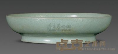宋代 汝窑天青釉小洗 高3.3cm；口13.3cm；底9.5cm