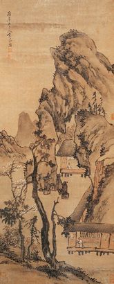 高凤翰 山水 立轴