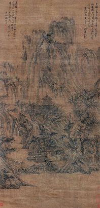 谢时臣 山水 立轴