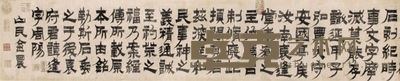 金农书法手卷 25×235
