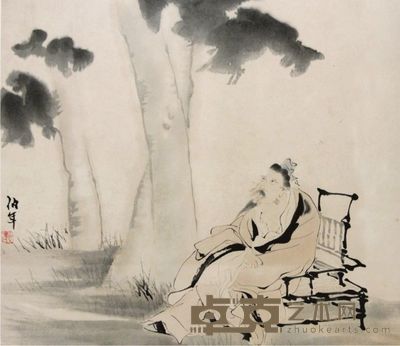 任伯年人物镜片 30×42