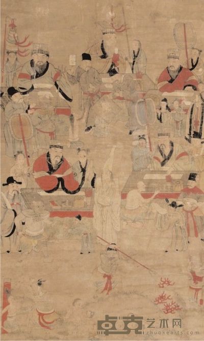 佚名人物立轴 120×91