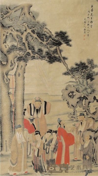 康焘人物立轴 164×93
