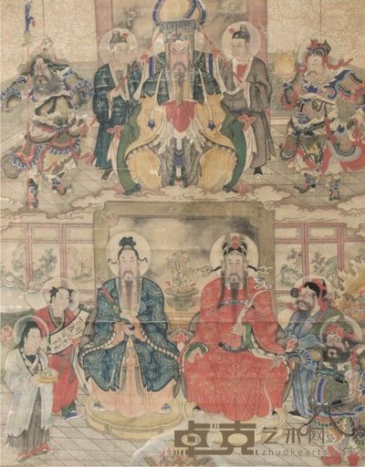 无款人物立轴 86×66