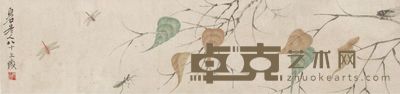 齐白石草虫手卷 30×182