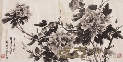 郁文华花卉镜片 45×87
