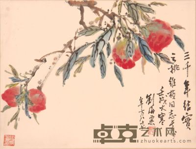 《寿桃》片 44.5×33.6  cm