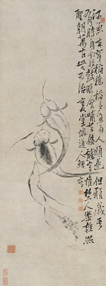 李鱓 鲶鱼图 立轴