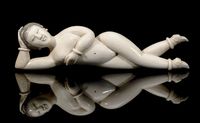 19TH CENTURY AN IVORY DOCTOR’S MODEL OF A LADY