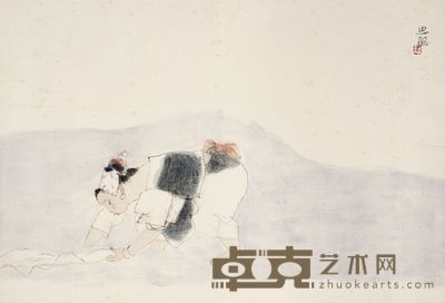周思聪 人物 镜心 40×59cm