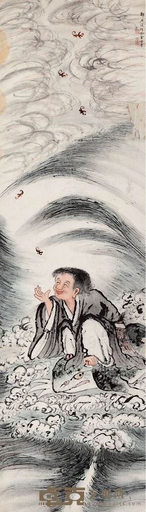王震观音 91×32cm