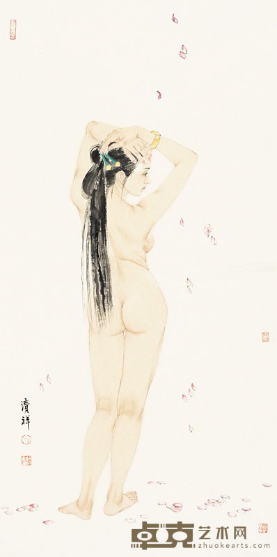 孙清祥 人体 镜心 137.5×69cm