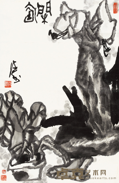 尚涛 闲 立轴 67×44cm