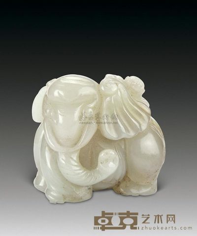 清 玉将相封侯 高4.4cm