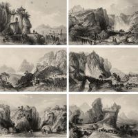 1840年中国风物钢版画 （十二幅）
