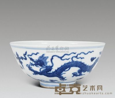 青花龙纹碗 直径14.5cm